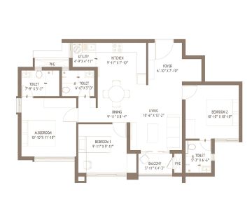 Ashwin Sheth Bannerghatta Road floor plan 2