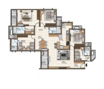 Bren Imperia Grande Harlur Bangalore floor plan1