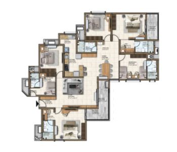 Bren Imperia Grande Harlur Bangalore floor plan1