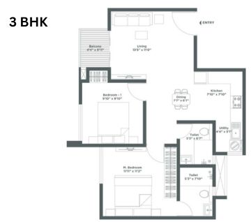 Krishvi Hbr Layout floor plan1
