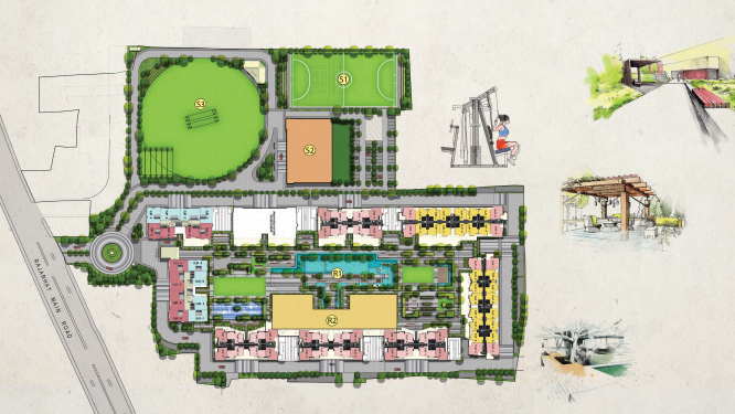 Puravankara Anekal Taluk Master Plan - 53.5 Acre Layout