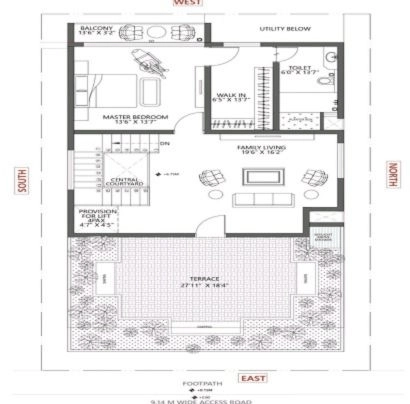 Signature Dwellings Premier 3 BHK floor plan type B